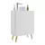 Gabinete Banheiro 2 Portas Retrô 63cm Multimóveis MP5006 Branco/Natural
