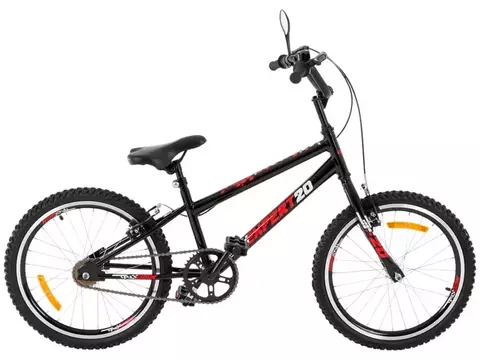 Bicicleta Infantil Aro 20" Caloi Expert Preto Freio V-Brake