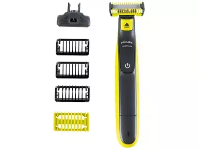 Aparador de Pelos Philips OneBlade QP2824/10 à Prova dágua 1 Velocidade 4 Pentes