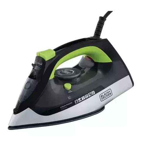 Ferro de Passar Roupa Black Decker, FX2700, com Vaporizador, Sistema Antigotejamento, Preto, Verde e Branco 220V