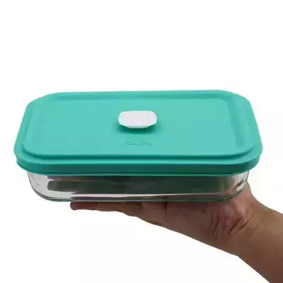 1 Travessa Facilita de Vidro c/ Tampa 750ML Marinex Doce - comprar online