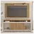 Rack Com Painel Para TV até 65 Polegadas Life Marrom Caemmun