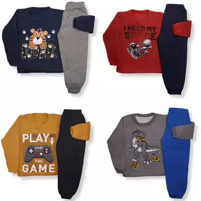 Kit 4 Conjunto Moletom Infantil Inverno Roupa De Frio Menino E Menina TAM 1 2 3 4 6 8