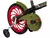 Bicicleta Infantil Aro 16 Caloi Rex Preta - com Rodinhas - GarageEletro