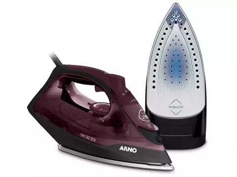 Ferro de Passar Roupa a Vapor Arno Ultragliss FMV Vinho e Preto