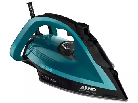 Ferro de Passar a Vapor Arno Ultragliss Plus com Spray e Base Durilium Airglide – Azul