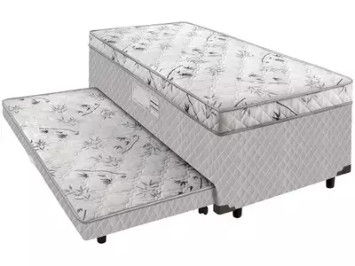 Cama Box Solteiro SMP Conjugada com Cama Auxiliar