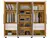 Guarda-roupa Casal com Espelho 6 Portas 4 Gavetas Araplac Braga - comprar online