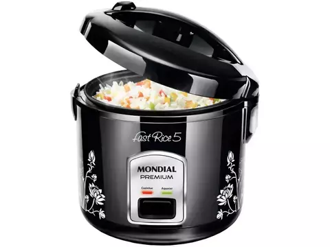 Panela De Arroz Fast Rice 5 Premium Npe-08-5x Mondial Frequência 60HZ 220V
