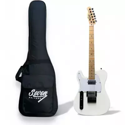 Guitarra Telecaster Seven Stc-307 HH-LH Branca Canhota C/Bag