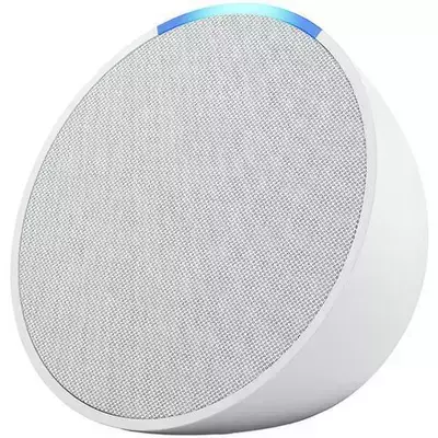 Smart Speaker Amazon Echo Pop Assistente Virtual Alexa com Wi-Fi e Bluetooth -BRANCO - comprar online