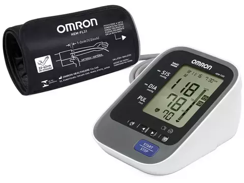 Medidor de Pressão Arterial de Braço Digital Omron Automático ELITE+ HEM-7320