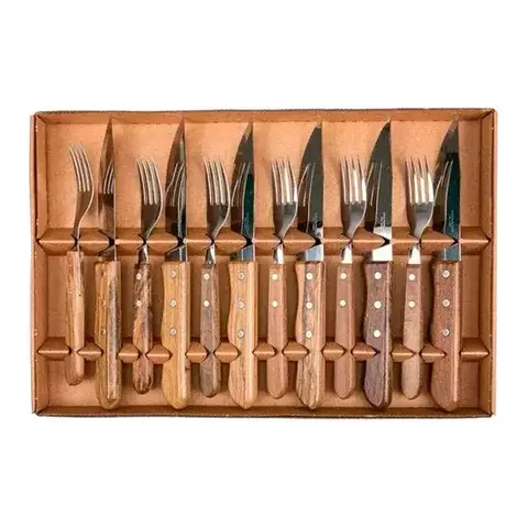Conjunto de Talheres para Churrasco Simonaggio com 12 Peças
