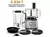 Multiprocessador Britânia 5 Em 1 Bmp2000 1300w Cor Prateado 220V - GarageEletro