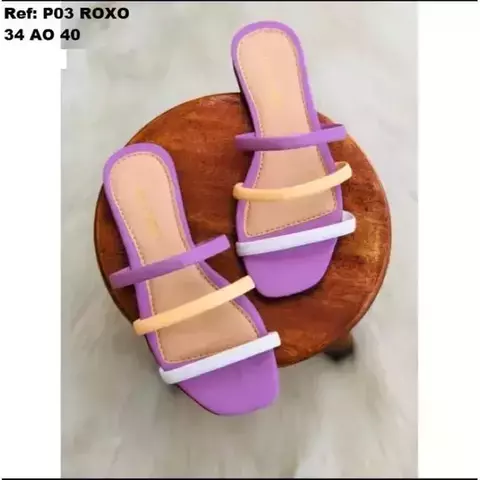 Rasteira Feminina Colorida Confortavel Macia e Leve Casual - Encando de Mulher - 34 ao 40 - comprar online