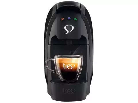 Cafeteira Expresso TRES Luna Preta