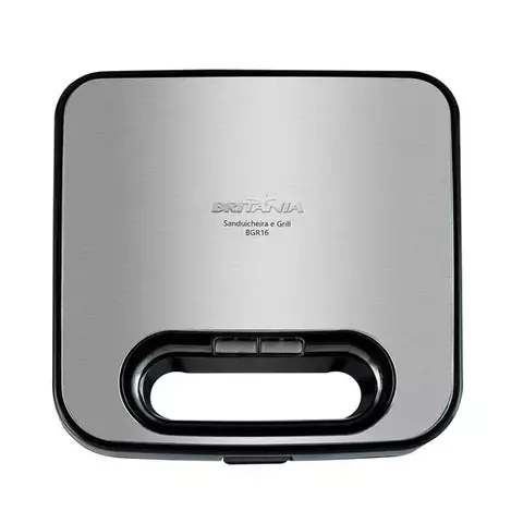 Sanduicheira e Grill Britânia BGR16 Redstone 750W Inox 220V
