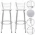 Kit 2 Banco Banquetas Alta Bar Balcão Cozinha Gourmet Bistrô Bancada Area Lazer Reforçada Itagold - (cópia) - comprar online