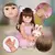 Boneca Bebê Reborn Gatinha Realista Brastoy 100% Silicone Conjunto de Roupa Chupeta Mamadeira e Pelúcia - comprar online