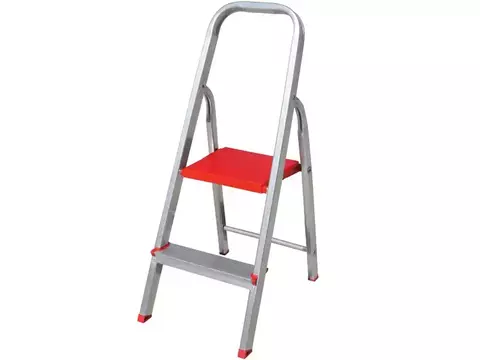 Escada Dobrável lumínio Botafogo 2 Degraus - Doméstica ESC0072