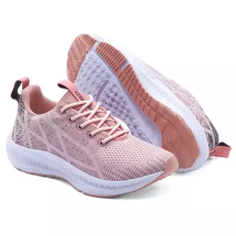 Tênis Feminino Caminhada Academia Macio Leve Malhar Top - Dix