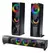 Caixa De Som Gamer Led RGB Usb P2 Auxiliar Knup KP-6041 127/220V