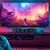Caixa De Som Gamer Led RGB Usb P2 Auxiliar Knup KP-6041 127/220V - comprar online