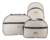 Kit C/ 3 Mala Maternidade Mochila Infantil Menina E Menino Cor Azul-claro Desenho Do Tecido Lisa - comprar online