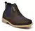 Bota Botina Infantil Masculina Couro Legítimo Azul Menino - 20 ao 31