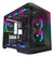 Gabinete Wideload Extreme Vidro Curvado Ca-605b Cor Preto