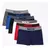 Kit 5x Cuecas Masculina Boxer Adulto + 6 Meias Cores Sortidas