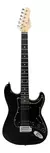 Guitarra Elétrica Giannini G-102 Black brilhante com escudo Black BK/BK na internet