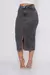 Saia Jeans Feminina Longa Cintura Alta Com Elastano Premium TAM 36 AO 48 - comprar online
