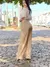Calça Pantalona Alfaiataria Wide Leg Social Cintura Alta TAM G 42 GG-44 M 40 P 36-38 na internet