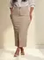 Saia Longa Plus Size Moda Evangélica Anagrom Várias Cores TAM 48 AO 56 - comprar online