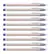 Kit 10 Canetas Esferográfica Cristal 0.8 Fine Plus Bic - comprar online