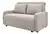 Sofá Cama 3 Lugares 1,38M Bege Matrix Amora New Matrix