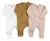 Kit 3 Macacão De Bebê Minimalista Com Ziper - Baby Greg RN AO 3 MESES