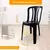 Kit 8 Cadeira Plastica Sistema Antiderrapante Inmetro 182kg na internet