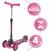 Patinete Radical Infantil Ajustável 3 Rodas Para Criança Cor Rosa na internet