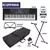Kit Teclado Musical Estudante Iniciante 5/8 + Capa Suporte - comprar online