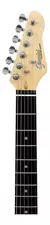 Guitarra Elétrica Giannini G-102 Black brilhante com escudo Black BK/BK - loja online