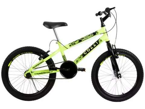 Bicicleta Infantil Aro 20 Colli Max Boy - Amarelo Neon Freio V-Brake - comprar online