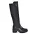 Bota Cano Longo Via Marte Salto Bloco Tratorado Feminino 001-003 - Preto TAM 34 AO 38