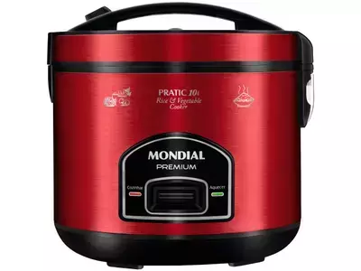 Panela de Arroz Elétrica 10 Xícaras Mondial Premium PE-46-10X