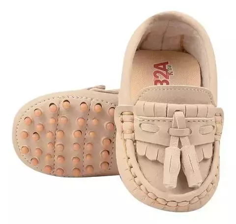 Mocassim Infantil Masculino 300 Marfim - B2A KIDS - 17 ao 22