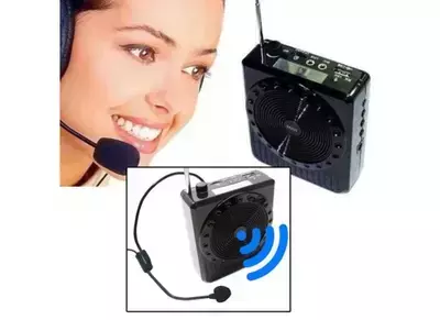 Microfone Lapela Caixa Amplificadora Professor Aula Palestra - comprar online