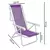 Cadeira Reclinável Aço 8 Posições Lilas Mor - comprar online