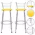 Kit 2 Banco Banquetas Alta Bar Balcão Cozinha Gourmet Bistrô Bancada Area Lazer Reforçada Itagold