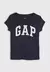 Camiseta GAP Logo Azul TAM 12 10 8 6 - comprar online